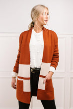 Load image into Gallery viewer, Uptown Cardigan in Rust