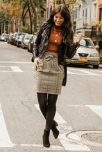 Load image into Gallery viewer, Isabelle Plaid Skirt-FINAL SALE