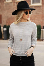 Load image into Gallery viewer, Reese Long Sleeve Top in Grey