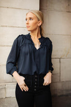 Load image into Gallery viewer, Nova Neck Tie Blouse - FINAL SALE