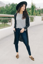 Load image into Gallery viewer, Irene Duster Cardigan in Black