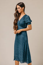 Load image into Gallery viewer, Ocean Eyes Polka Dot Midi Dress