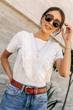 Load image into Gallery viewer, Ruffle Front Tee