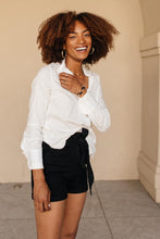 Load image into Gallery viewer, Winnie Ruffle Button Down - FINAL SALE