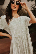 Load image into Gallery viewer, Forest Tiered Midi Dress