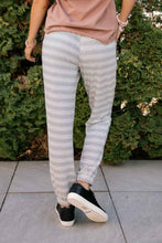 Load image into Gallery viewer, Striped Knit Joggers