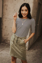Load image into Gallery viewer, Madeline Striped Puff Shoulder Top