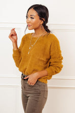 Load image into Gallery viewer, Brielle Cropped Sweater in Mustard-FINAL SALE
