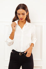 Load image into Gallery viewer, Lili Button Down Top in White
