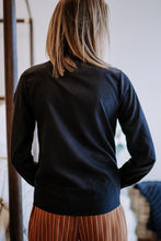 Load image into Gallery viewer, Velvet Trim Blouse
