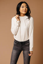 Load image into Gallery viewer, Teigen Long Sleeve Top in Oatmeal
