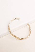 Load image into Gallery viewer, Wavy Gold Bangle
