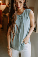 Load image into Gallery viewer, Charlie Pleated Tank
