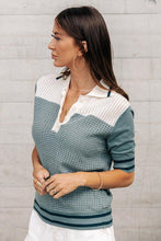 Load image into Gallery viewer, Penny Color Block Collared Top
