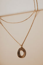 Load image into Gallery viewer, Stone Ring Pendant Necklace
