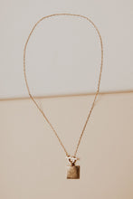 Load image into Gallery viewer, Square Pendant Toggle Necklace
