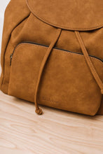 Load image into Gallery viewer, Olivia Drawstring Backpack in Camel
