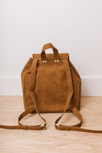 Load image into Gallery viewer, Olivia Drawstring Backpack in Camel
